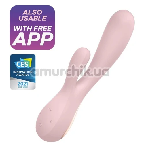 Вибратор Satisfyer Mono Flex, светло-розовый
