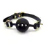 Кляп Upko Silicone Breathable Small Ball Gag, чорний - Фото №1