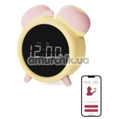Вібратор з вакуумним стимулятором BeYourLover Naughty Clock Alarm, жовтий - Фото №1