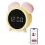 Вибратор с вакуумным стимулятором BeYourLover Naughty Clock Alarm, желтый - Фото №1