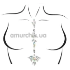 Прикраса для тіла Leg Avenue Jade Jewels Sticker, мультикольорова - Фото №1