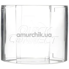Адаптер для мастурбатора Fleshlight Quickshot Quick Connect, прозорий - Фото №1