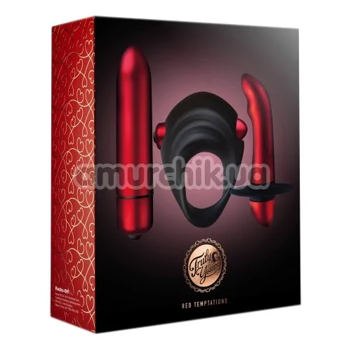 Набір Rocks-Off Truly Yours Red Temptation, червоний