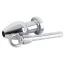 Анальна пробка Anal Plug Deluxe Aluminium, срібна - Фото №2