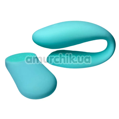 Вибратор Passion Play Couple Vibe With Remote, бирюзовый