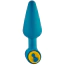 Анальна пробка з вібрацією Love Signal Wave Buzzer, бірюзова - Фото №3