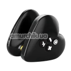 Вібратор на палець з електростимуляцією Mystim Black Edition Heart's Desire, чорний - Фото №1