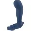 Вібростимулятор простати Vibrating Butt Plug With Nubs, синій - Фото №2