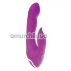 Вибратор Minx Discretion Dual Sleek Rabbit, розовый - Фото №1