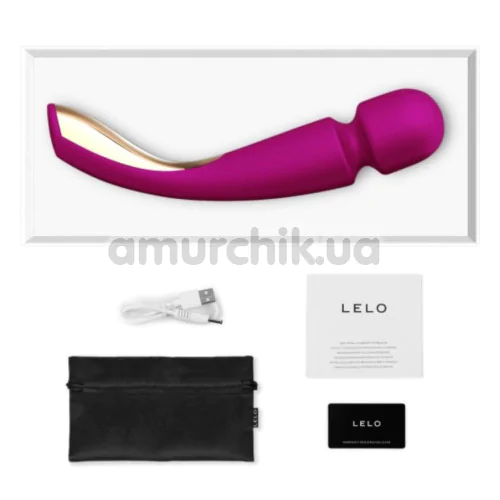 Універсальний масажер Lelo Smart Wand 2 Large Deep Rose (Лело Смарт Ванд 2), великий рожевий