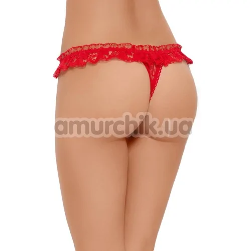 Трусики-стринги женские String красные (модель 2265)