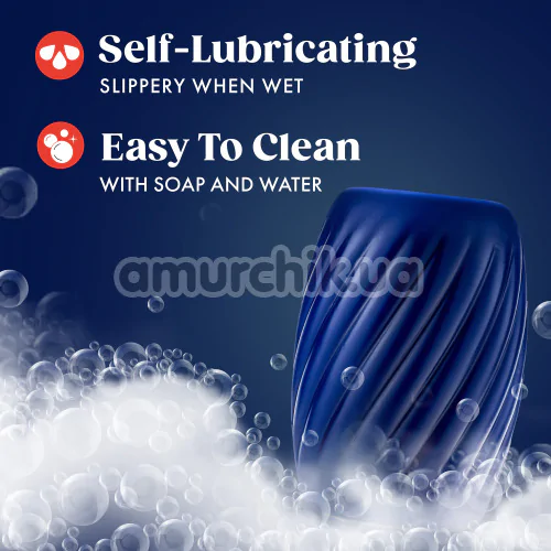 Мастурбатор Rize! Turbine, синий