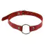 Кляп sLash Leather O-Ring Gag, червоний - Фото №1