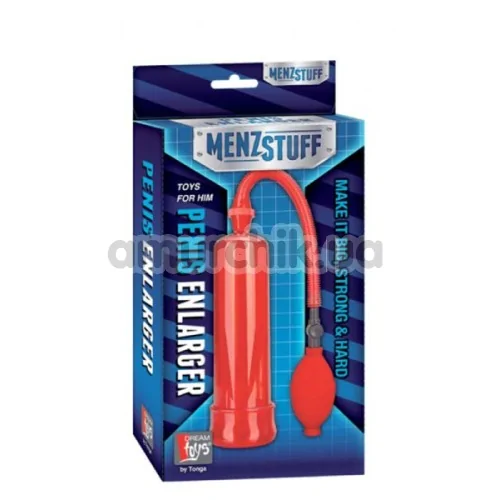 Вакуумная помпа Menz Stuff Penis Enlarger, красная