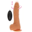 Вибратор с пульсацией и ротацией Get Real Naked Up&Down Rotating Vibrating Dildo, телесный - Фото №1