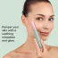 Ручка-масажер для обличчя Geske Rose Quartz Depuffing Pen 6 in 1, зелений - Фото №8