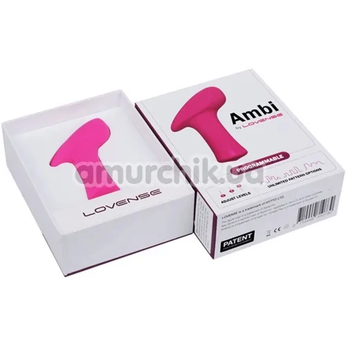 Клиторальный вибратор Lovense Ambi, розовый