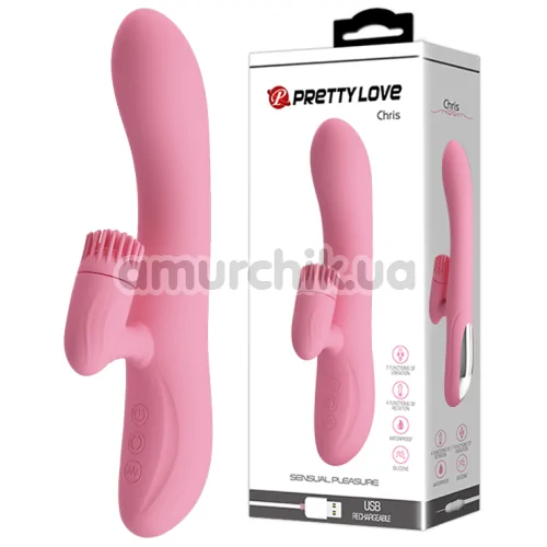 Вибратор Pretty Love Chris 067002, розовый