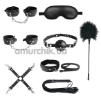 Бондажный набор Pretty Love BDSM Kit 8 Pieces, черный - Фото №1