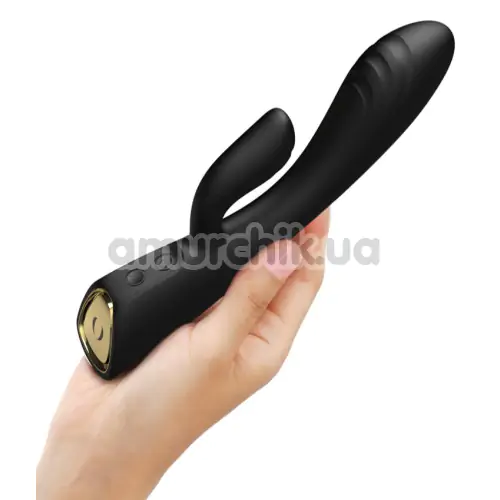 Вибратор с подогревом Dorcel Flexi Rabbit, черный
