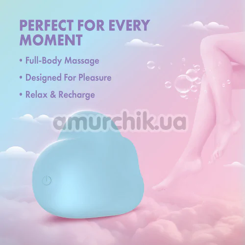 Клиторальный вибратор Play With Me Cuddle Cloud, голубой