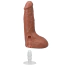 Фалоімітатор з еякуляцією Doc Johnson The Realistic Cock Squirting 9.5, світло-коричневий - Фото №6