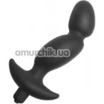 Вибростимулятор простаты Master Series Prostatic Play Endeavour Silicone Prostate Vibe, черный - Фото №1