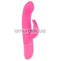 Вибратор Sweet Smile Rechargeable G-Spot Rabbit Vibe, розовый - Фото №1