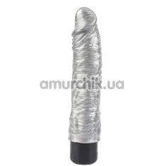Вібратор Dark Muscle Chubby Beau, срібний - Фото №1