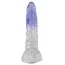 Фалоімітатор Crystal Clear Curved Dildo - Фото №3