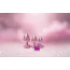 Анальна пробка із рожевим кристалом Gleaming Love Pearl Pink Plug Heart M, рожева - Фото №4