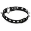 Ошейник DS Fetish Spike Collar With Heart, черный - Фото №2