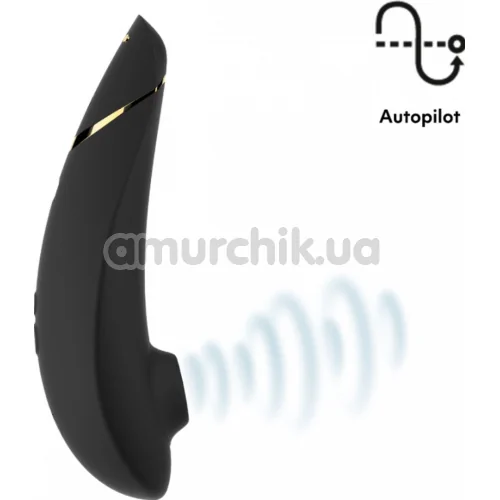 Симулятор орального секса для женщин Womanizer Premium 2, черный