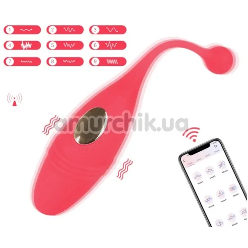 Виброяйцо Remote Control Vibrating Egg PL-APP886, красное