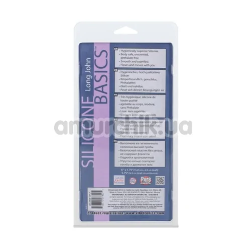 Фаллоимитатор Silicone Basics Long John, телесный
