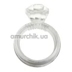 Ерекційне кільце Diamond Silicone Cockring - Фото №1