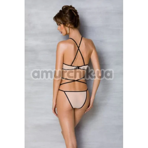 Комплект Passion Free Your Senses Chika Set, белый: бюстгальтер + трусики