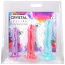 Набор из 3 фаллоимитаторов Doc Johnson Crystal Jellies Dong Starter Set, разноцветный - Фото №11