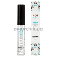 Блеск для губ с согревающим и охлаждающим эффектом Exsens Play Hot Kiss Coconut - кокос, 7 мл - Фото №1