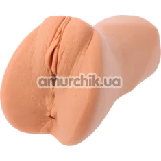 Искусственная вагина Virgite Realistic Stroker R19, телесная - Фото №1