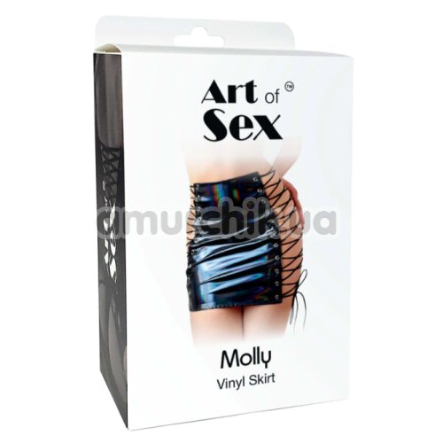 Юбка виниловая Art of Sex Molly Lacquered, красная
