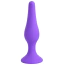 Анальна пробка Alume Silicone Slim Tip Anal Plug S, фіолетова - Фото №1