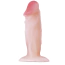 Анальний фалоімітатор The Little Stud Penis Butt Plug, тілесний - Фото №3