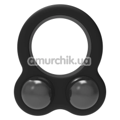 Ерекційне кільце Ramrod Cockring Dual Weight, чорне - Фото №1