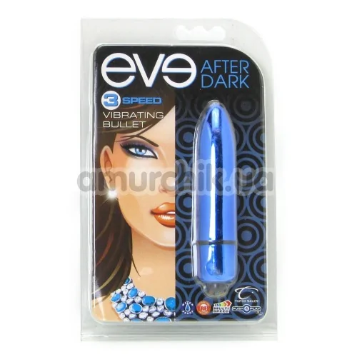 Кліторальний вібратор Eve After Dark Vibrating Bullet, синій
