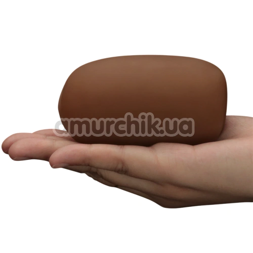 Мастурбатор Lovetoy Slider Double-Ended Masturbator Vagina And Anus, коричневый