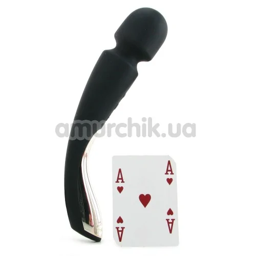 Универсальный массажер Lelo Smart Wand Large Black (Лело Смарт Ванд), большой черный