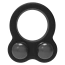 Эрекционное кольцо Ramrod Cockring Dual Weight, черное - Фото №1