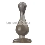Анальна пробка Leten Anal Plug April, сіра - Фото №1