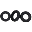 Набір ерекційних кілець Alume 4 Cock Ring Set, чорний - Фото №8